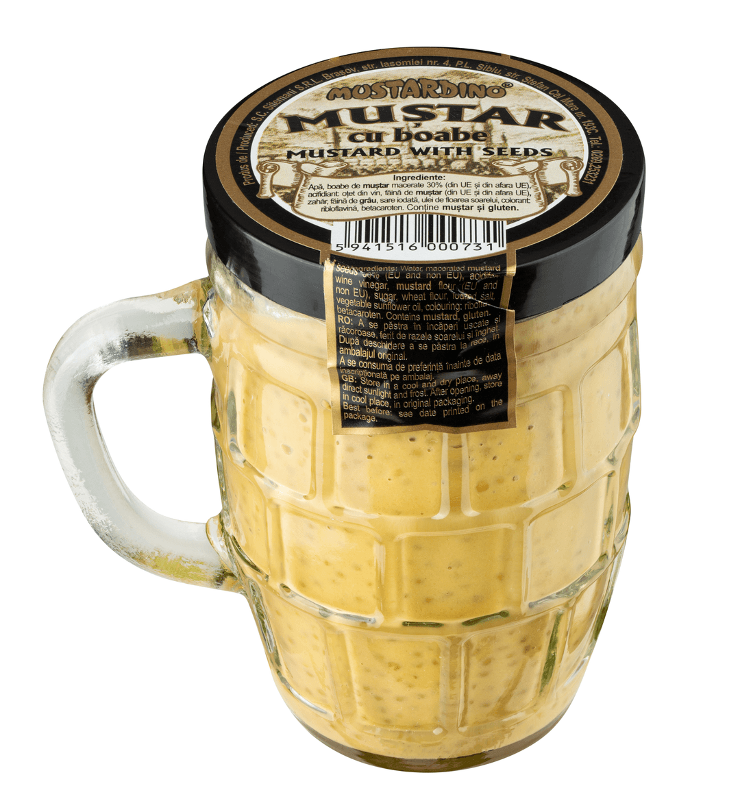 Halba Muștar Clasic cu Boabe